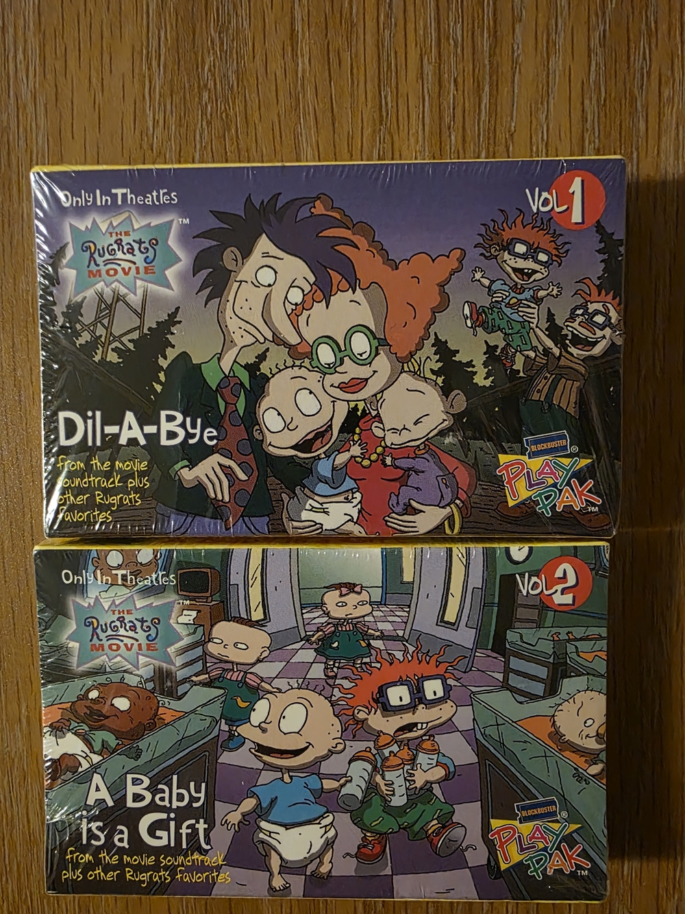 The Rugrats Movie Cassette Tapes Vol 1 & Vol 2